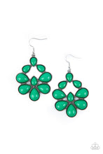 Load image into Gallery viewer, Paparazzi ~ In Crowd Couture ~ Green Earrings