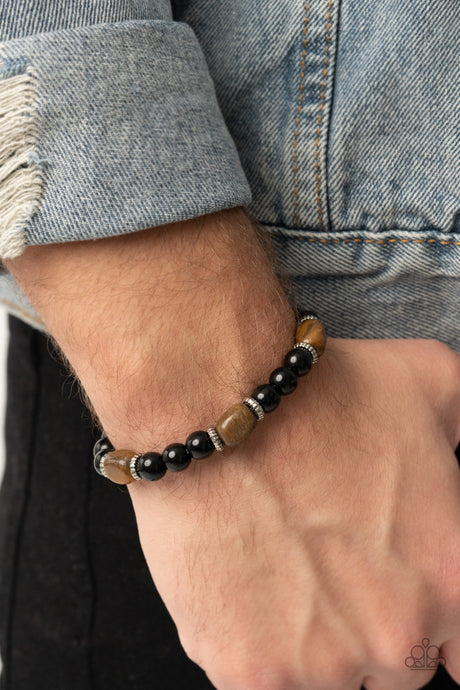 Paparazzi ~ Unity ~ Men's Brown Urban Bracelet