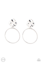 Load image into Gallery viewer, Paparazzi ~ Undeniably Urban ~ Silver Clip-On Earrings