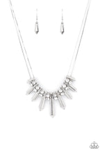 Load image into Gallery viewer, Paparazzi ~ Dangerous Dazzle ~ White Necklace Set (Fashion Fix Exclusive)