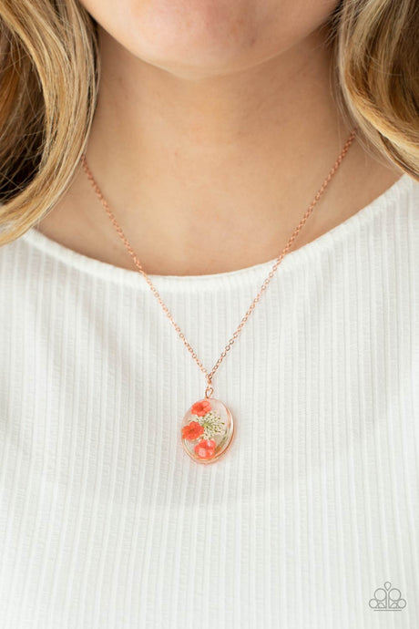 Paparazzi ~ Sweet Sentiments ~ Copper Necklace Set