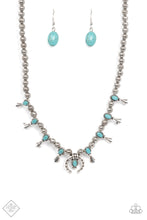 Load image into Gallery viewer, Paparazzi ~ Luck Of The West ~ Blue Turquoise Necklace Set (Fashion Fix Exclusive)