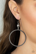 Load image into Gallery viewer, Paparazzi ~ Work That Circuit ~ Silver Earrings