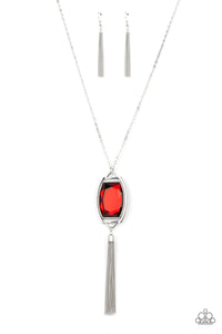 Paparazzi ~ Timeless Talisman ~ Red Necklace Set