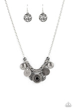 Load image into Gallery viewer, Paparazzi ~ To Coin A Phrase ~ Black Necklace Set