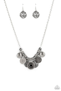 Paparazzi ~ To Coin A Phrase ~ Black Necklace Set
