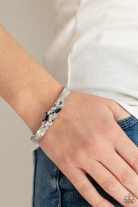 Paparazzi ~ A Chic Clique ~ Blue Cuff Bracelet