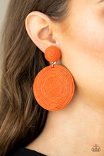 Load image into Gallery viewer, Paparazzi ~ Circulate The Room ~ Orange Post Earrings