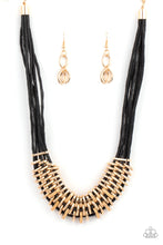 Load image into Gallery viewer, Paparazzi ~ Lock, Stock, and SPARKLE ~ Gold Necklace Set