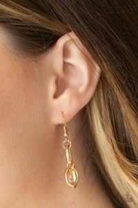 Paparazzi ~ Lock, Stock, and SPARKLE ~ Gold Necklace Set
