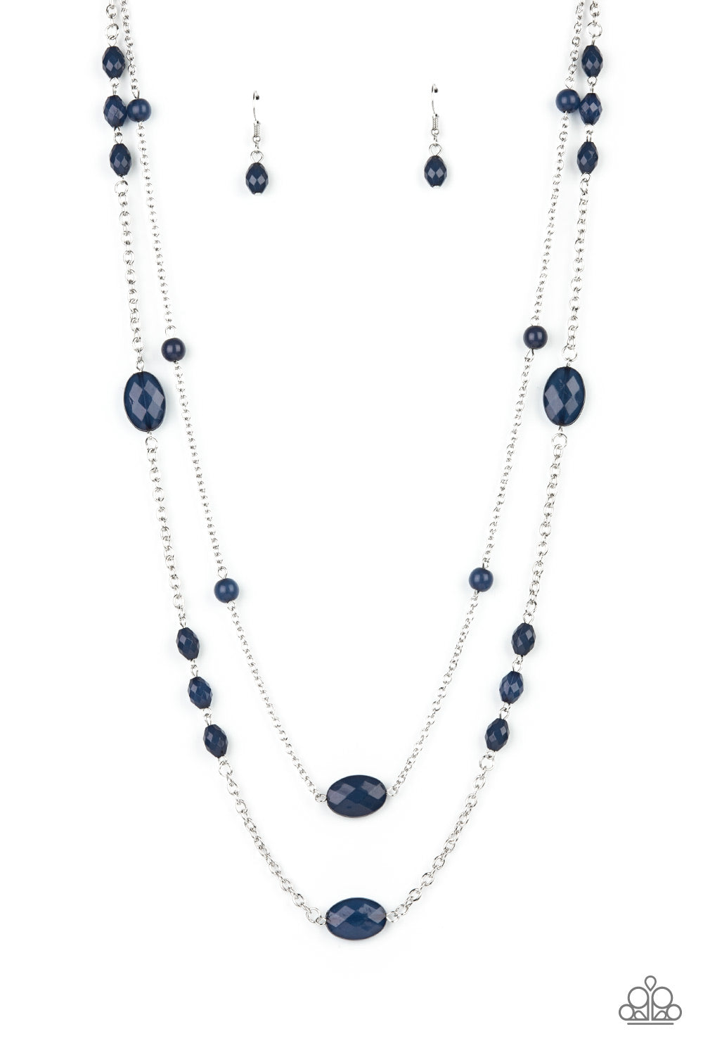 Paparazzi ~ Day Trip Delights ~ Blue Necklace Set