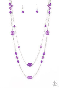Paparazzi ~ Day Trip Delights ~ Purple Necklace Set