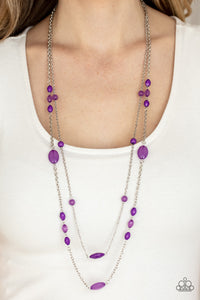 Paparazzi ~ Day Trip Delights ~ Purple Necklace Set