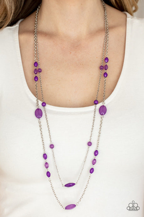 Paparazzi ~ Day Trip Delights ~ Purple Necklace Set