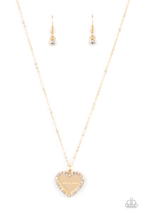 Paparazzi - The Real Boss - Gold Necklace Set