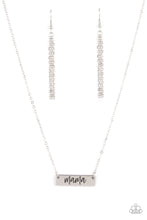Load image into Gallery viewer, Paparazzi - Blessed Mama - Silver Inspirational Necklace Set