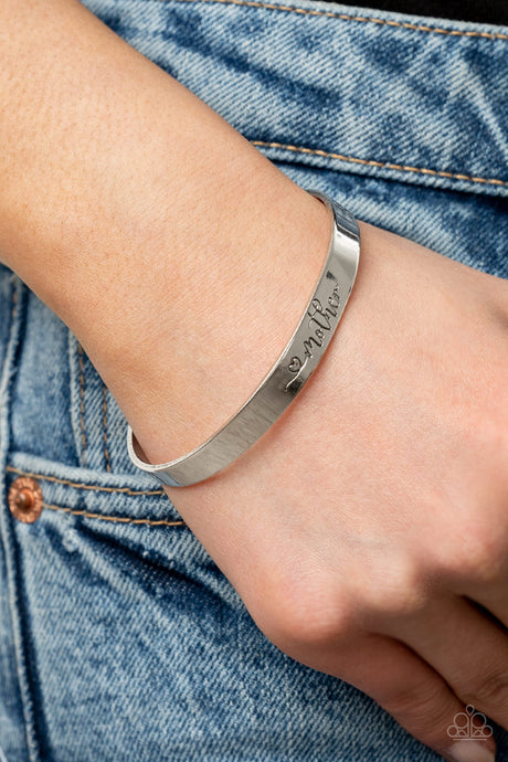 Paparazzi ~ Sweetly Named ~ Silver Cuff Bracelet