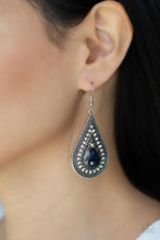 Load image into Gallery viewer, Paparazzi ~ Metro Masquerade ~ Blue Earrings