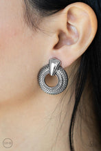 Load image into Gallery viewer, Paparazzi ~ Industrial Innovator ~ Silver Clip-on Earrings