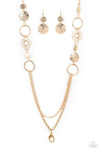 Load image into Gallery viewer, Paparazzi ~ Grounded Glamour ~ Gold Lanyard Necklace Set