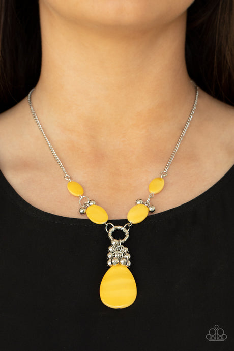 Paparazzi ~ Summer Idol ~ Yellow Necklace Set