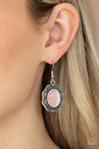 Paparazzi ~ Garden Party Perfection ~ Pink Earrings