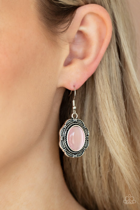 Paparazzi ~ Garden Party Perfection ~ Pink Earrings