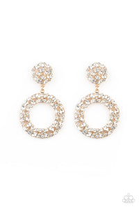 Paparazzi ~ Party Ensemble ~ Gold Post Earrings