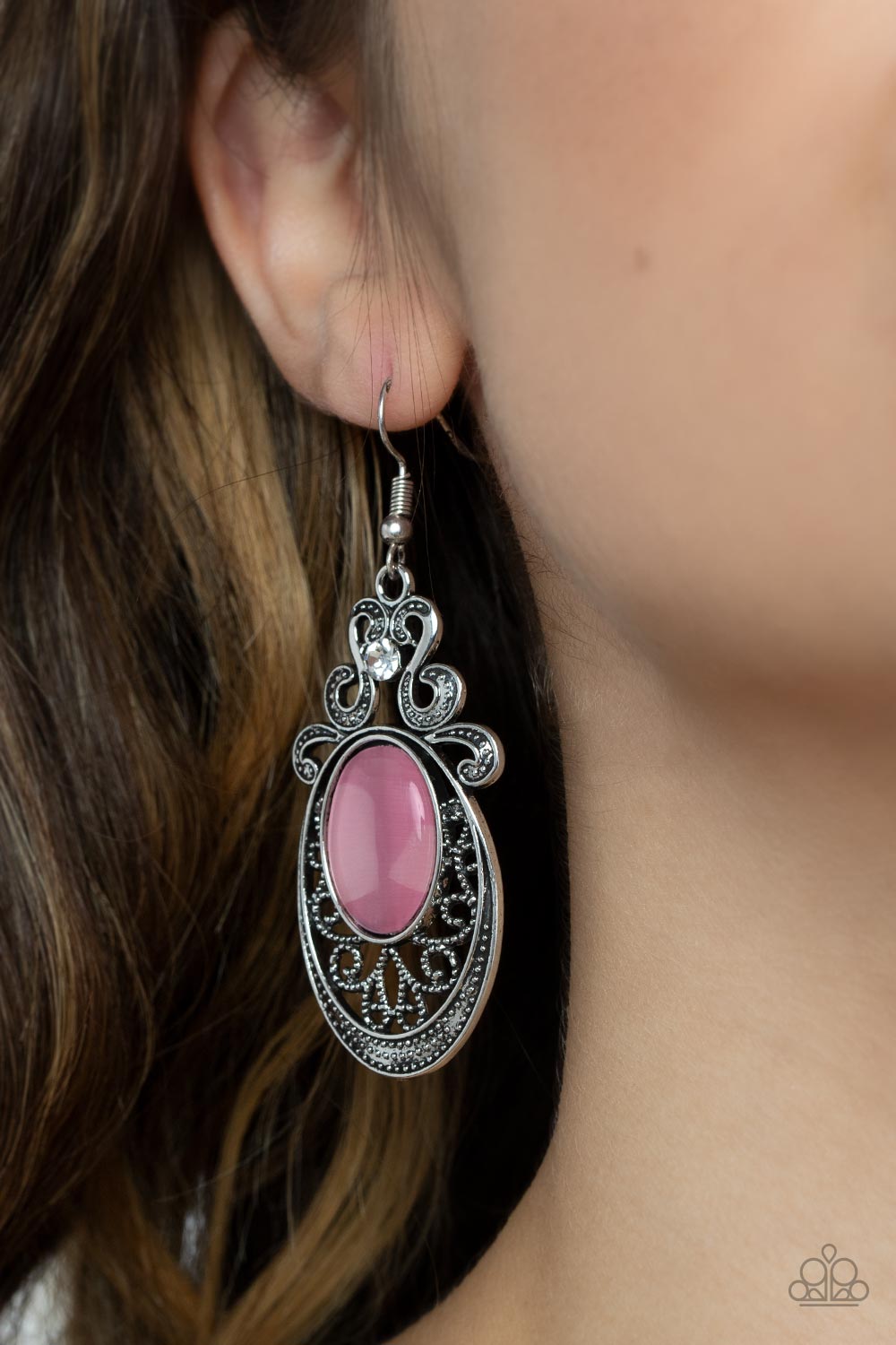 Paparazzi ~ Garden Gondola Ride ~ Pink Earrings