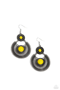 Paparazzi ~ A Wild Bunch ~ Yellow Earrings