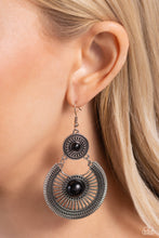 Load image into Gallery viewer, Paparazzi ~ A Wild Bunch ~ Black Earrings