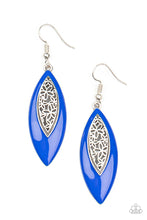 Load image into Gallery viewer, Paparazzi ~ Venetian Vanity ~ Blue Earrings