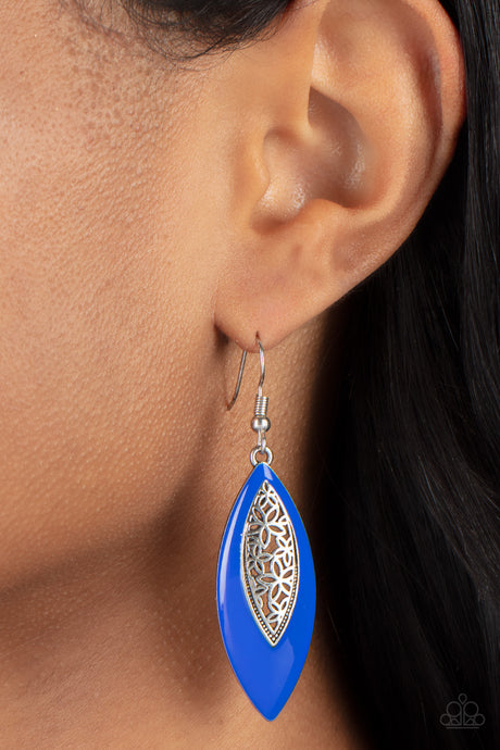 Paparazzi ~ Venetian Vanity ~ Blue Earrings