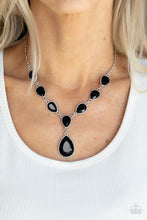 Load image into Gallery viewer, Paparazzi ~ Party Paradise ~ Black Necklace Set