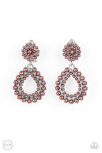 Load image into Gallery viewer, Paparazzi ~ Discerning Droplets ~ Brown Clip-On Earrings - Klassy Jewelz Boutique