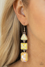 Load image into Gallery viewer, Paparazzi ~ Cosmic Culture ~ Yellow Earrings