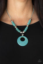 Load image into Gallery viewer, Paparazzi ~ Oasis Goddess ~ Blue Turquoise Necklace Set