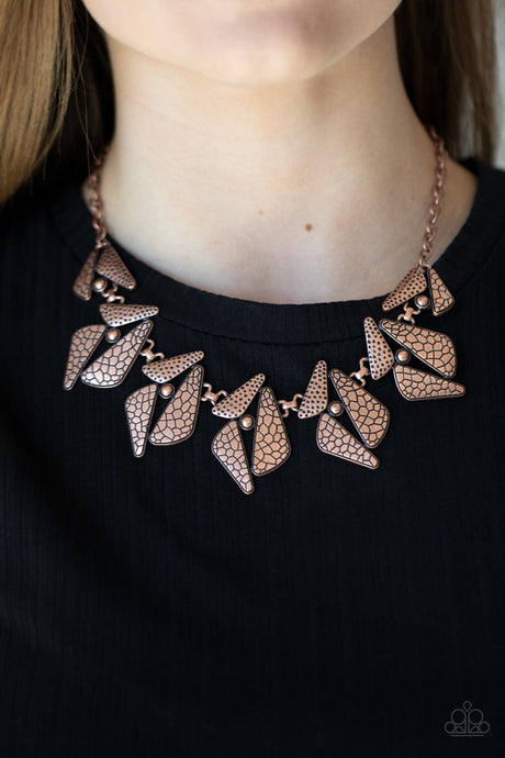 Paparazzi ~ Extra Expedition ~ Copper Necklace Set