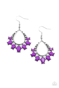 Paparazzi ~ Flamboyant Ferocity ~ Purple Earrings