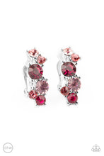 Load image into Gallery viewer, Paparazzi ~ Cosmic Celebration ~ Pink Clip-On Earrings