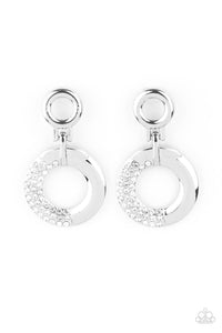 Paparazzi ~ Modern Motivation ~ White Post Earrings