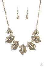 Load image into Gallery viewer, Paparazzi ~ Extra Expedition ~ Brass Necklace Set