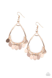 Paparazzi ~ Meet Your Music Maker ~ Rose Gold Earrings