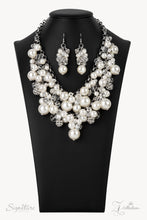 Load image into Gallery viewer, Paparazzi ~ &quot;The Janie&quot; ~ ZI Collection ~ White Pearl Necklace Set