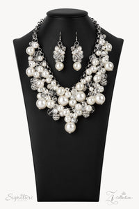 Paparazzi ~ "The Janie" ~ ZI Collection ~ White Pearl Necklace Set