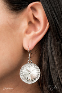 Paparazzi ~ "The Danielle" ~ ZI Collection ~ White Rhinestone Necklace Set