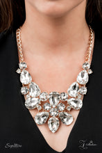 Load image into Gallery viewer, Paparazzi ~ &quot;The Bea&quot;  ~ ZI Collection ~ White Rhinestone Necklace Set