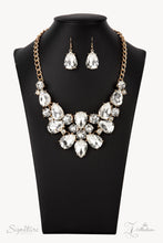 Load image into Gallery viewer, Paparazzi ~ &quot;The Bea&quot;  ~ ZI Collection ~ White Rhinestone Necklace Set