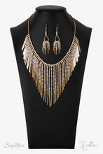 Load image into Gallery viewer, Paparazzi ~ &quot;The Amber&quot; ~ ZI Collection ~ Gold Necklace Set