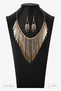 Paparazzi ~ "The Amber" ~ ZI Collection ~ Gold Necklace Set